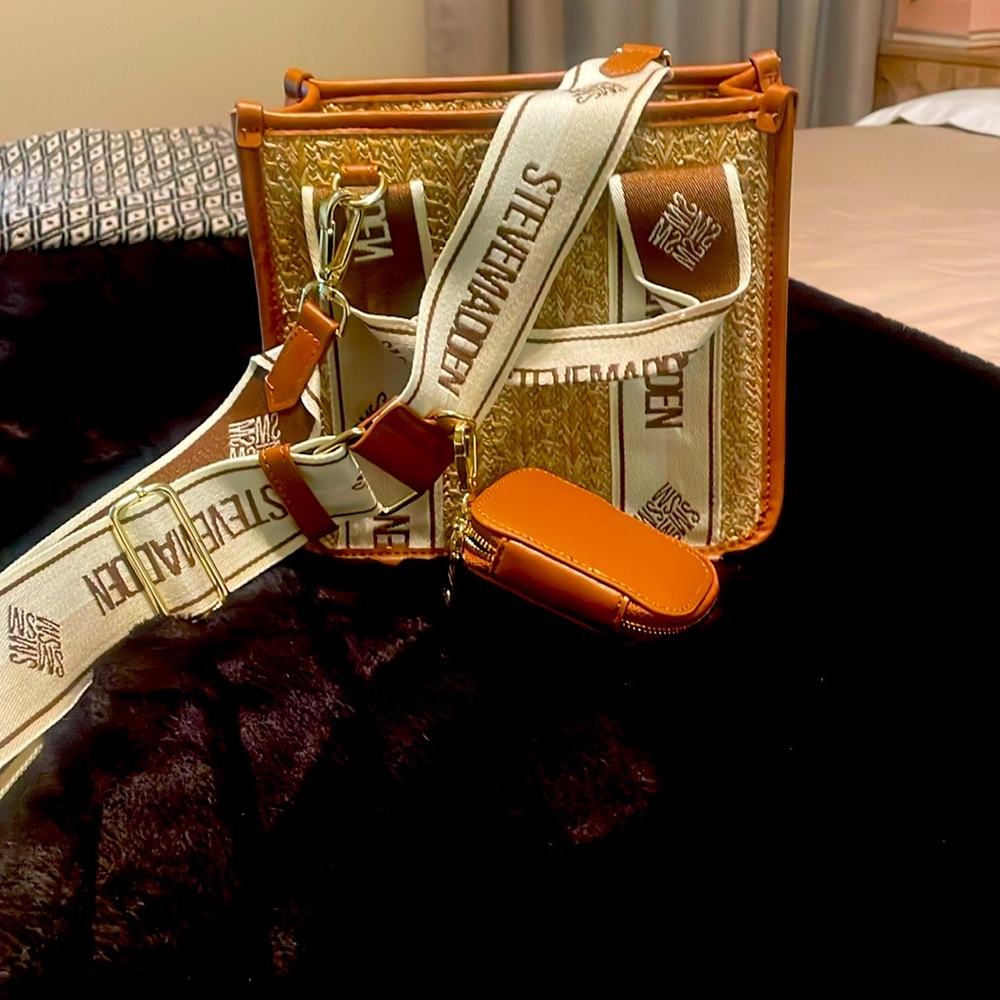 Steve Madden wicker purse